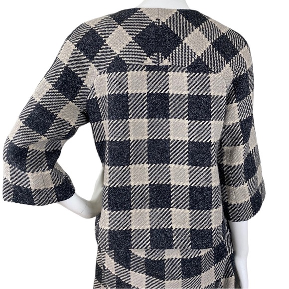 Talbots Skirt 2 Piece Suit Set Wool Blend Plaid Lined Blazer Sz 8 / Skirt Sz 10 - Picture 10 of 17